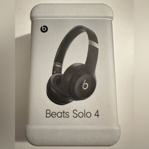 Brand New Beats Solo 4 Headphones in Matte Black